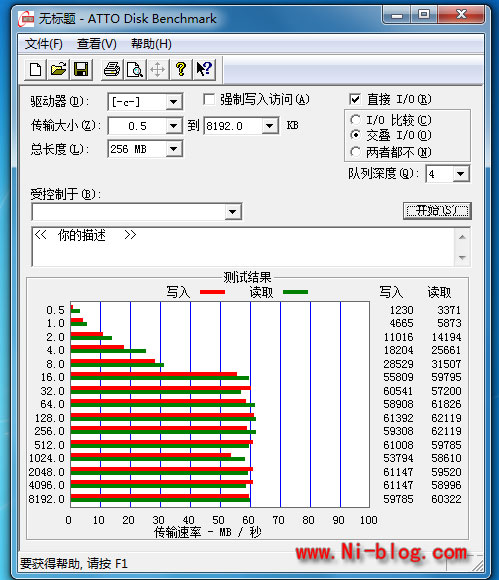 笔记本5400转的硬盘测试结果